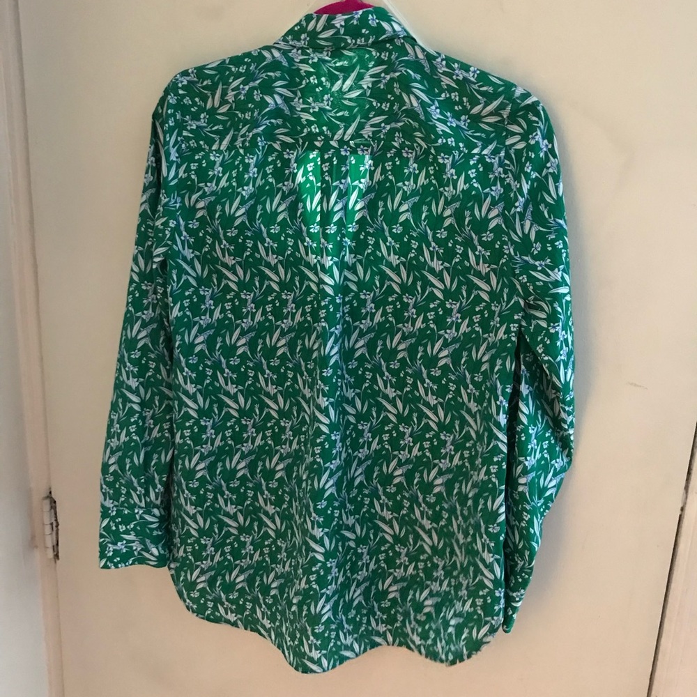 Polyester Button Down Shirt - image 3